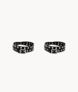 Black Eyelet Belt for shoes