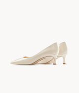 7or9 Air-Touch Foam 5cm nude close toed point toe heels