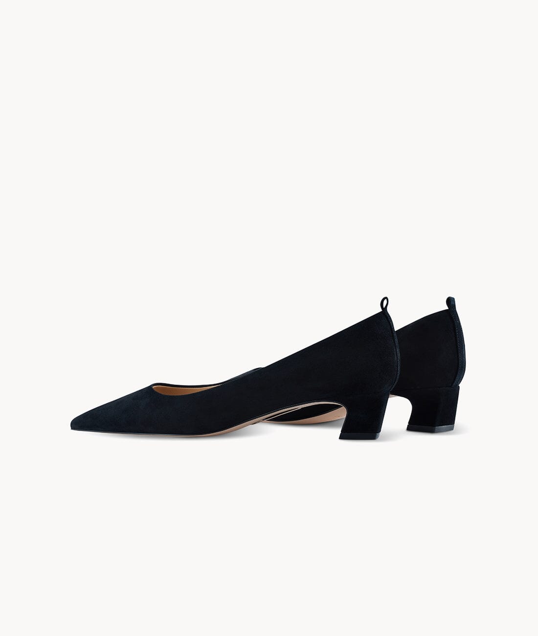 AIR-TOUCH FOAM 3.5CM Black WORK HEELS - Dark clouds 7or9