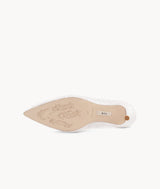 AIR-TOUCH FOAM 7CM White See-Through Pumps HEELS -Snowflake Pumps 7or9