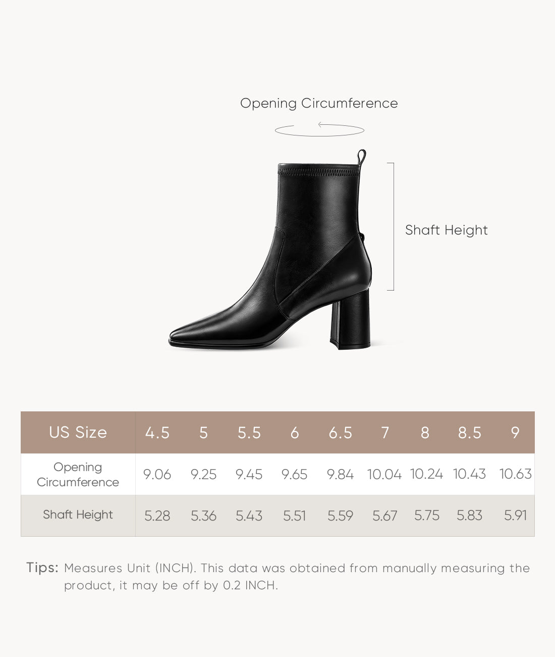 7or9 KR - Meteor Latte 에어터치 폼 부츠 - 에어터치 폼 부츠