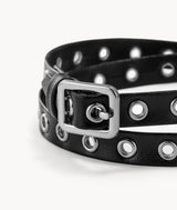 Black Eyelet Belt for shoes
