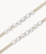 shoes jewlery Flower Beaded Ribbon Belt 7or9