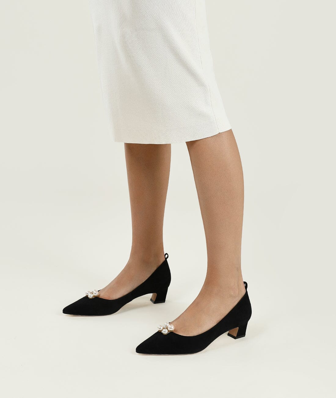 AIR-TOUCH FOAM 3.5CM Black WORK HEELS - Dark clouds 7or9