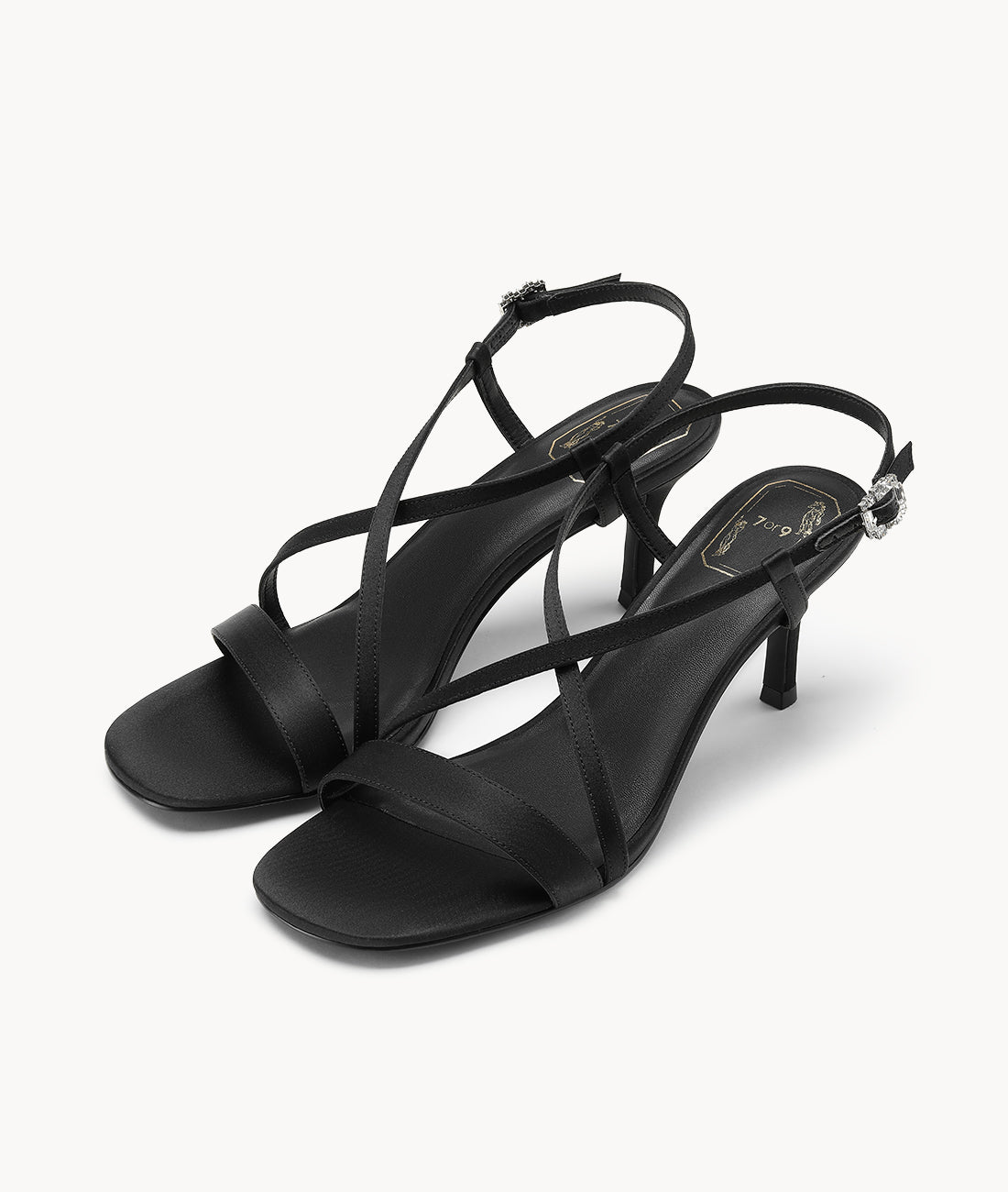 7or9 KR - Black Velvet샌들 - 샌들