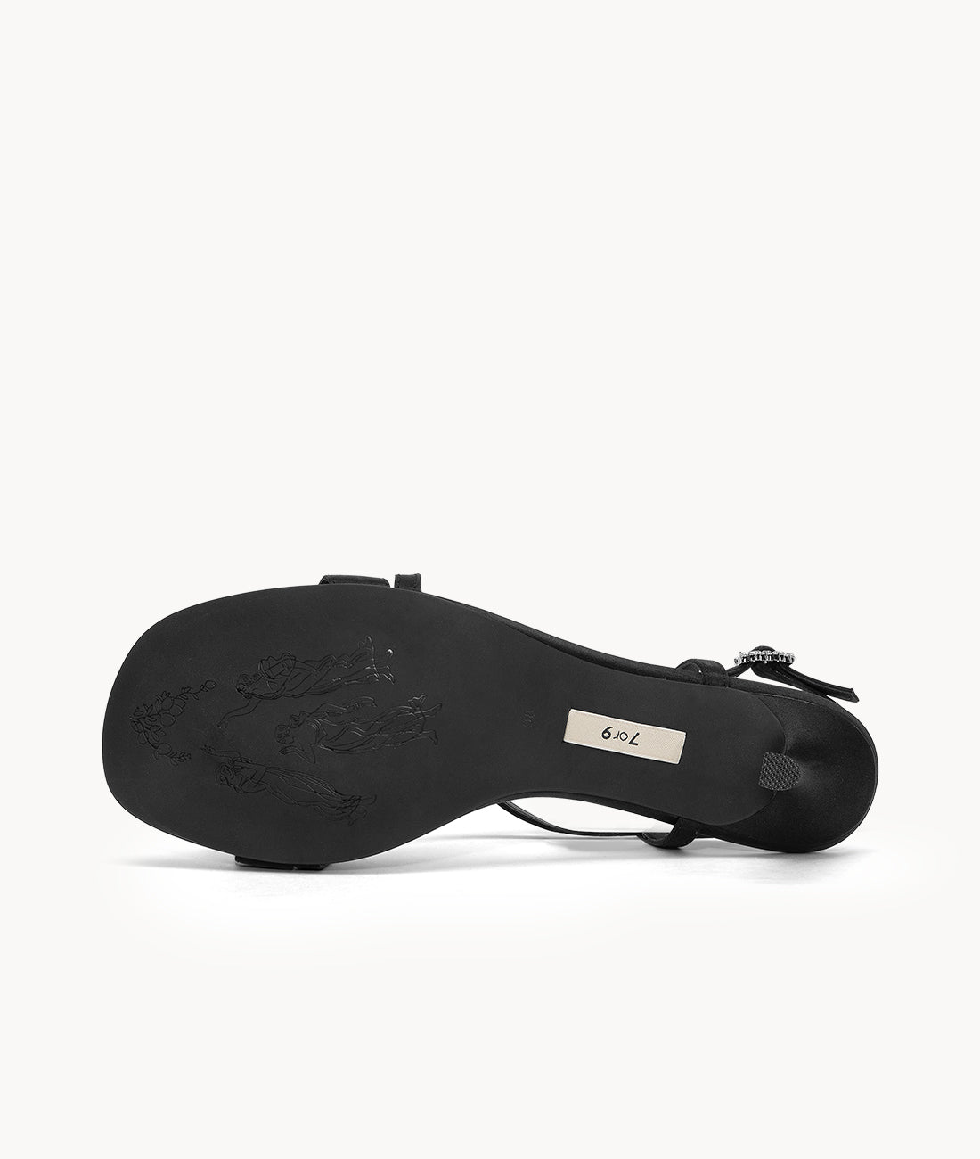 7or9 KR - Black Velvet샌들 - 샌들
