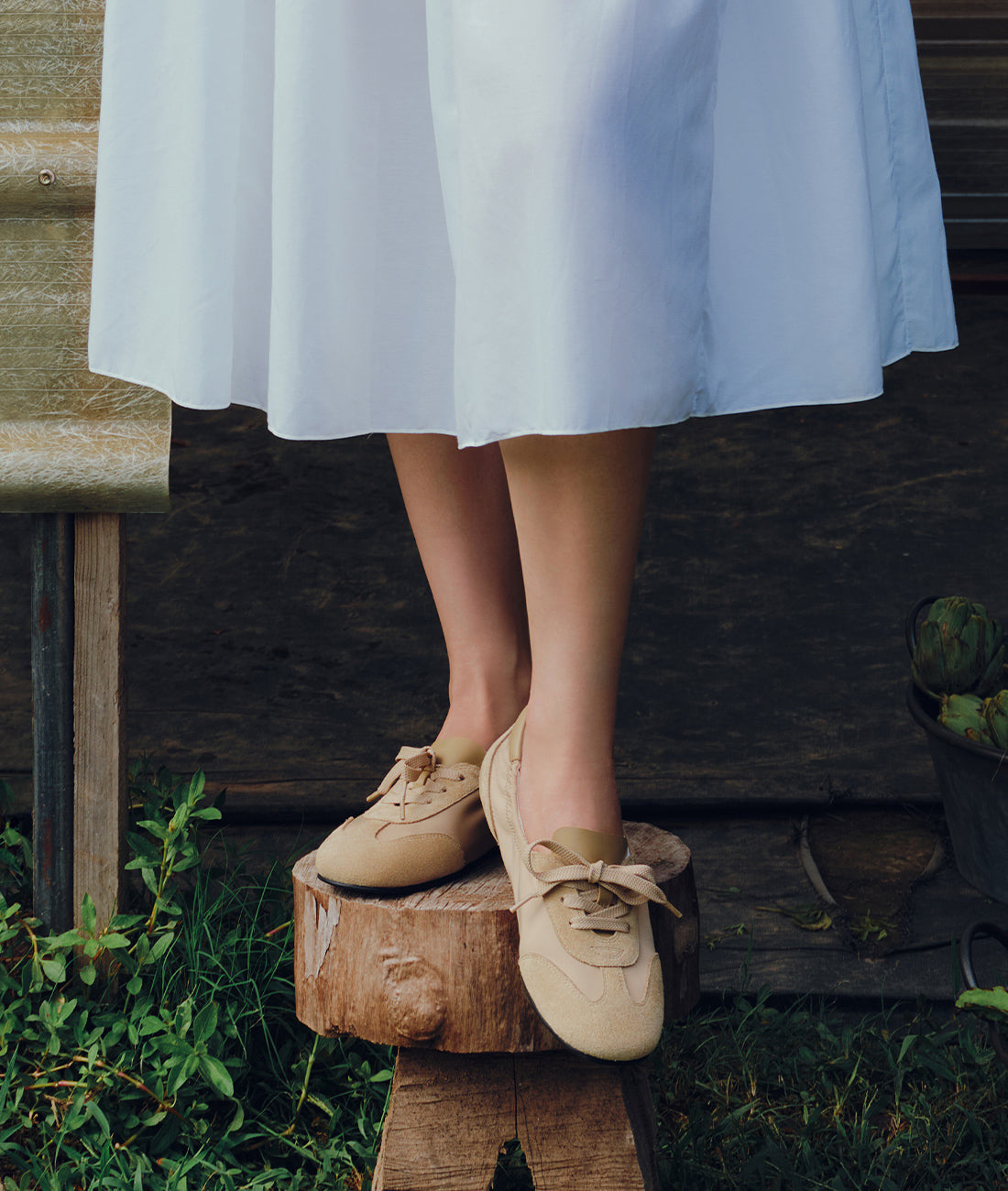 7or9 KR - Almond Marshmallow 스니커즈 - Sneakers