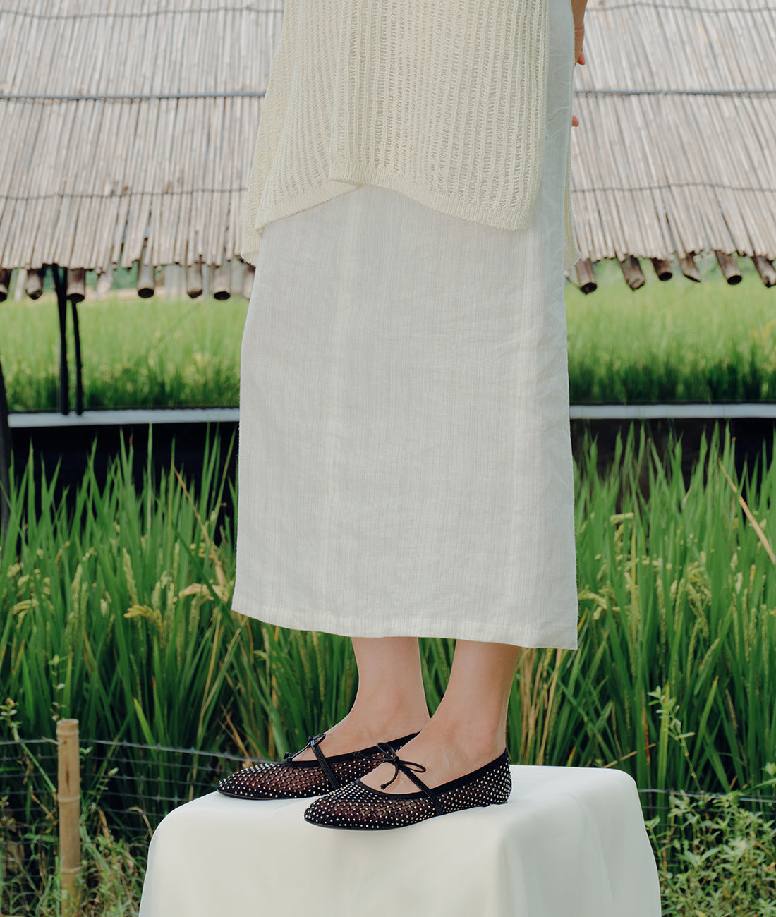 7or9 KR - Midnight Tulle 플랫 - Flats&Loafers