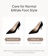 7or9 AIR-TOUCH FOAM 7CM BLACK WORK HEELS - Truffle （Wide last） Pumps 7or9